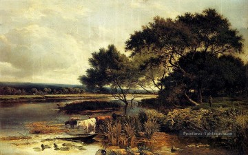  tamise - Streatly On Thames Paysage Sidney Richard Percy Brook